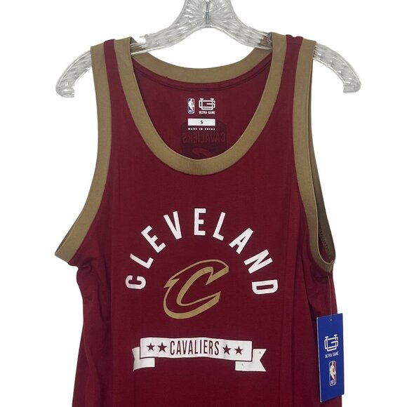 Cleveland Cavaliers Tshirt Jersey Tank Mens Size Small Red New NBA - Picture 3 of 11